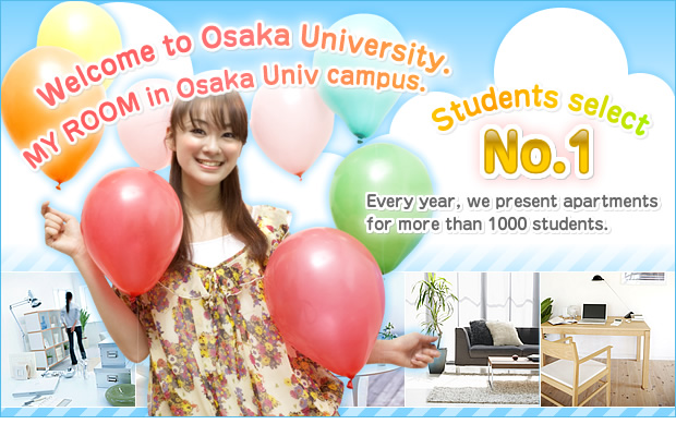 MY ROOM in Osaka Univ campus. campus.